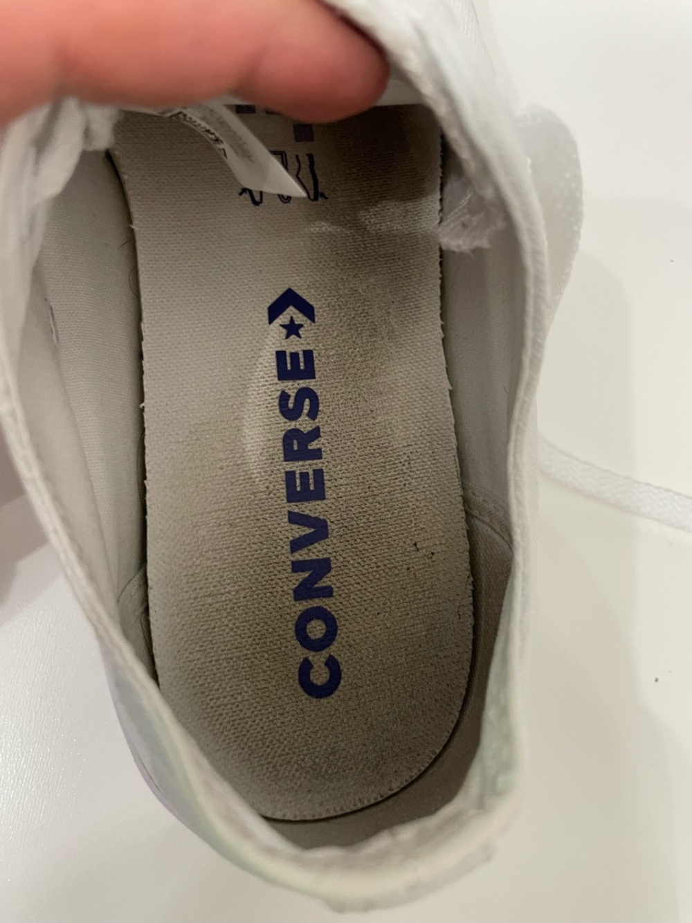 Converse All Star Chuck Taylor White Low-Top Sneakers, Men’s size 6.5, Women’s 8 - Picture 8 of 9